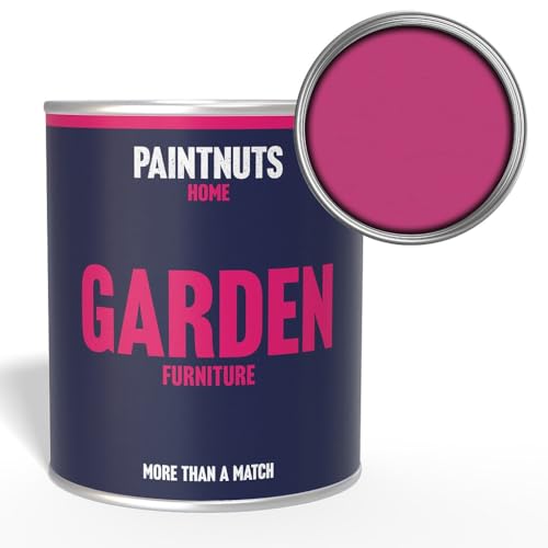 Paintnuts Garden Furniture Paint - RAL-4010 - TELEMAGENTA Gloss 250ml Tin