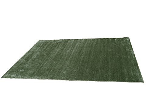 スミノエ(Suminoe) ラグ・カーペット ダークグリーン 140×200cm 防ダニ 防音 カーム