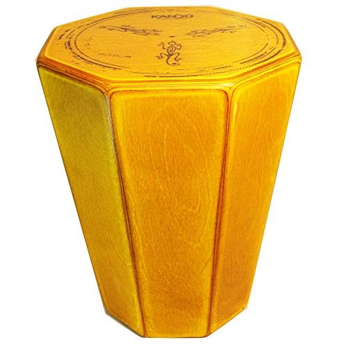 Cajonga 33 cm Kandu instrument amusant et funky coloris Jaune Sahara