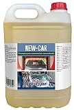 Champú CONCENTRADO para COCHES espumante BIODEGRADABLE NEW-CAR — Detergente para coches biodegradable de alta concentración con resultados eficaces (5 L)