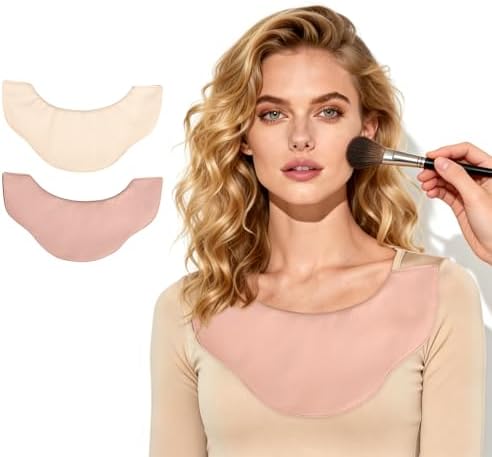 2PCS Reusable Makeup Collar Protector,Makeup Assistance Tools,Mak...