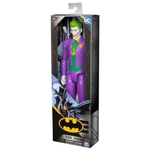 DC Comics - Figurine Le Joker 30 Cm - Joker Figurine Articulée - Créez Vos Propres Combats Comics - Super Héros Et Super Vilain - Jouet À Collectionner - Jouet Enfant 3 Ans Et +