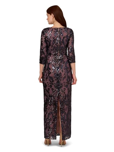 Adrianna Papell Women's Beaded Long Dress2
