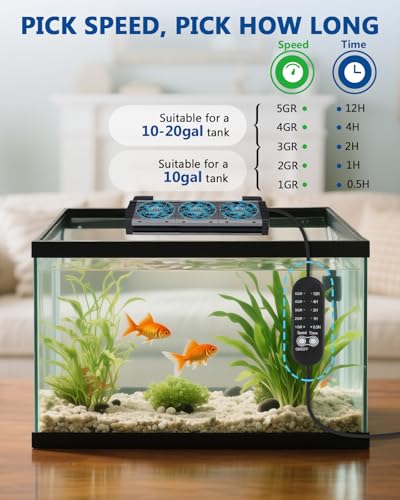 Ventilateur de refroidissement pour aquarium BAOSHISHAN puissant à vitesse variable