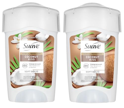 Suave Clinical Antitranspirante Coconut Kiss 2 Unidades 1.7 oz miniatura 1