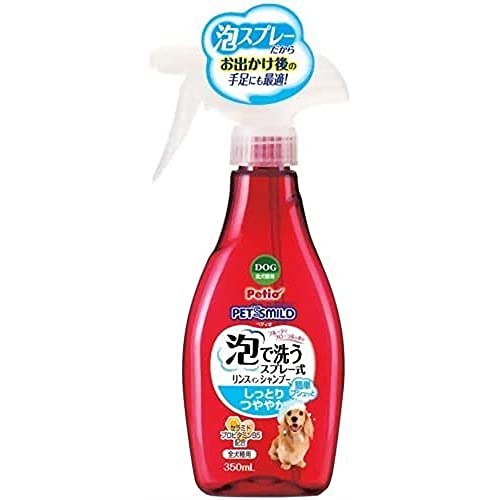Petio Rinse in Shampoo to wash with Foam (Moist) 350mL (Japan Import)