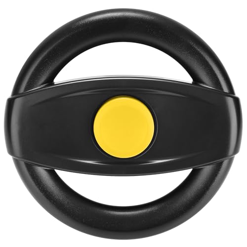 Accmor Stroller Steering Wheel Toy Simulated Steering Wheel for Stroller Shopping Carts Cart Universal Detachable Pretend Driving Funny Toy Attachment