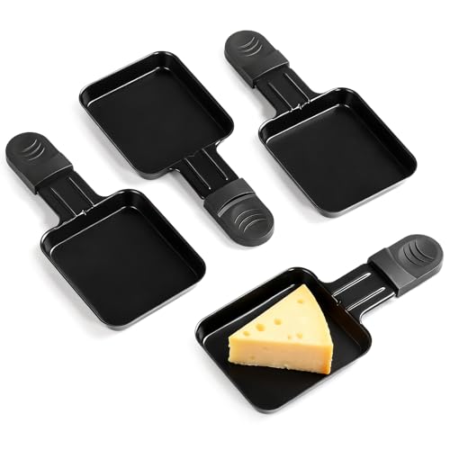 Raclette Pfännchen Ersatz Mini Pfännchen Raclette Edelstahl Antihaftbeschichtet für den Raclette...