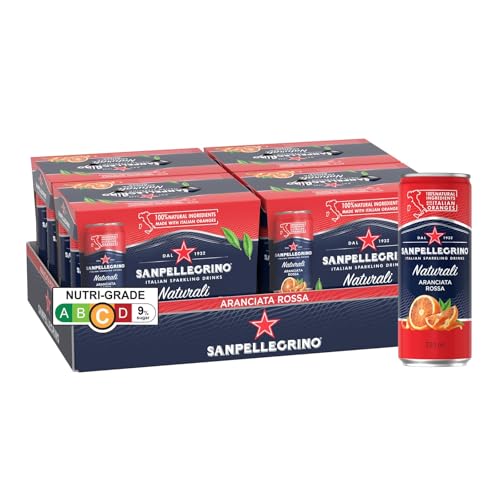 San Pellegrino Aranciata Rossa (Can) 24s x 330ml [Deposit]