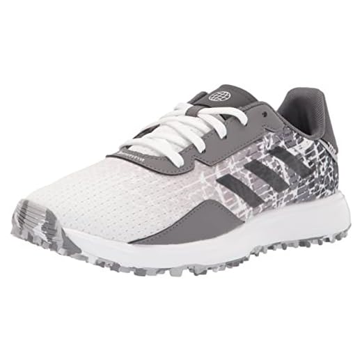 adidas Junior S2G Spikeless Golf Shoes, Footwear White/Grey Four/Grey Six, 6.5 US Unisex Big Kid