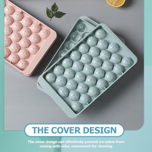 Molde para Esferas de Hielo Azul 3 Piezas con Tapa miniatura 3