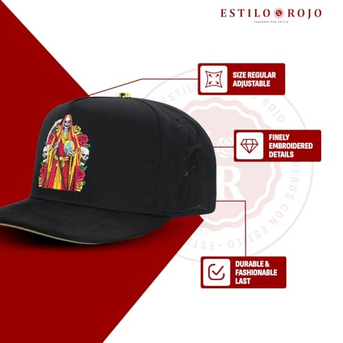 Gorra negra ajustable Ferreti para hombre y mujer miniatura 7