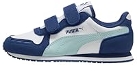 Puma Cabana Racer SL 20 V PS, Turnschuhe, Schmuck Blau Süßwasser Weiß, 32 EU, Puma Weißer Süßwasser-Blauer Juwel, 32 EU