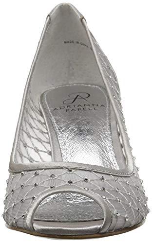 Adrianna Papell Jamie Evening Pumps Women's Shoes Silver Size 5.52
