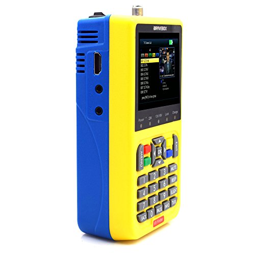 Henniu Localizador de satélite digital V8 Finder com display digital LCD de 3,5 polegadas