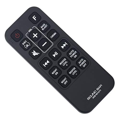Image of AKB74815371 Replace Remote Control fit for LG Sound Bar Speaker System SJ3 SJ4 SPJ4B-W SK4D SL3D SPH4B-W Soundbar SPJ4BW SPH4BW