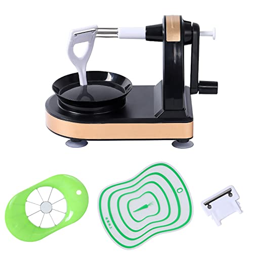 XiaZhiZhen Apple Peeler and Corer Machine Apple Slicer Fruit Peeler Vegetable Peeler Kitchen Tool Easy Peeler for Pears Peaches Potatoes etc. Set of 4