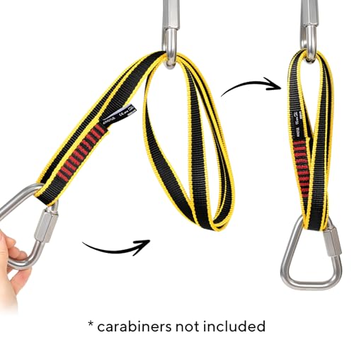 Kingtle 20Mm Nylon Climbing Sling Runner 22Kn Ce1019/En566 Uiaa Certified,Rock Climbing Webbing Straps For Rock Climbing,Mountaineering thumb #3
