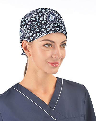 Kousenpu Hat Working Cap with Sweatband Adjustable Hats for Women, Long Hair