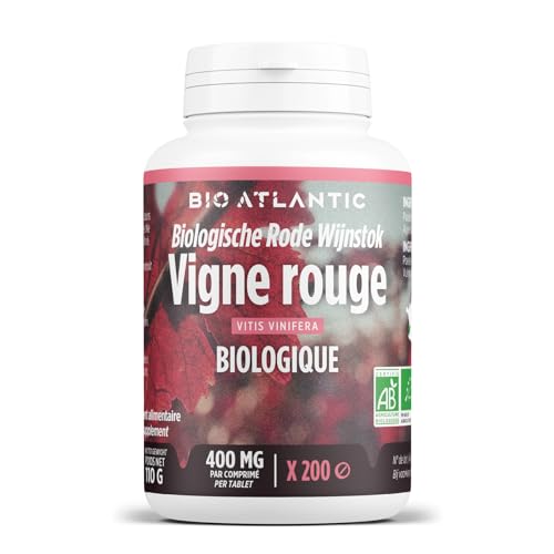 Vigne rouge Bio - 400 mg - 200 comprimés - Bio Atlantic