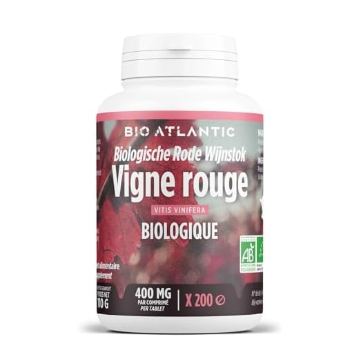 Vigne Rouge Bio - 400mg - 200 comprimés