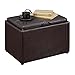 Convenience Concepts Designs4Comfort Accent Storage Ottoman 22.75