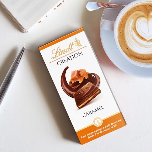 Tablette De Lait Création Caramel Lindt La Tablette De - vue 7