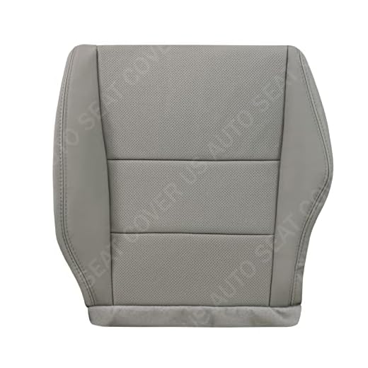 for 2007-2012 for Acura RDX Driver Bottom Perforated Leather Seat Cover in Gray
