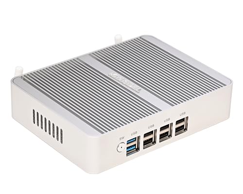 Image of KINGDEL Mini PC 12th Gen N100(4C /4T, Up to 3.4GHz, TDP 6W), 8GB DDR4 RAM 128GB SSD Mini Desktop Computer 4K-Triple-Screen Dual LAN for Industrial Personal Media