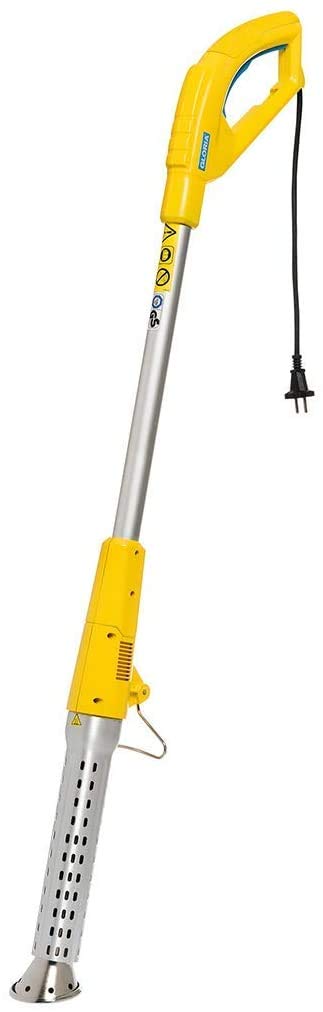 Gloria Thermoflamm BIO Electro - Quita Hierbas, Exterminador de Malas Hierbas Eléctrico, Quemador Herbicida Ecológico, Encendedor de Barbacoa, 2000W, Chorro Térmico de 650°C, Aire Caliente 230V