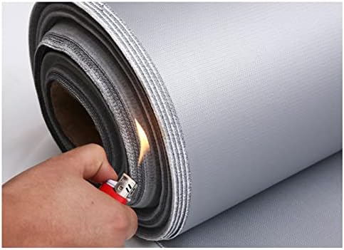 Flame Retardant Welding Blanket Roll 39" Waterproof Fireproof Silicone Coated Tarpaulin for Equipment, Cars, Roofs - Durable, Cuttable & Heavy-Duty Protection