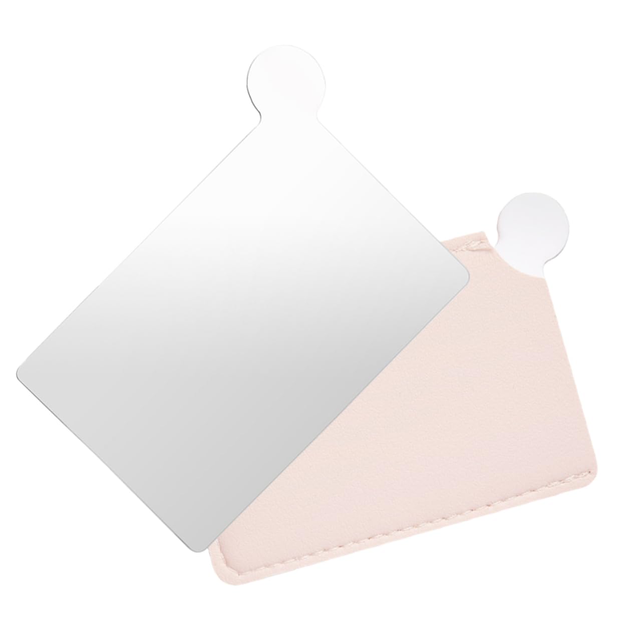 Healeved Stainless Steel Makeup Mirror Palette Foundation Eye Shadow Mixing Tool Portable Blending Tray