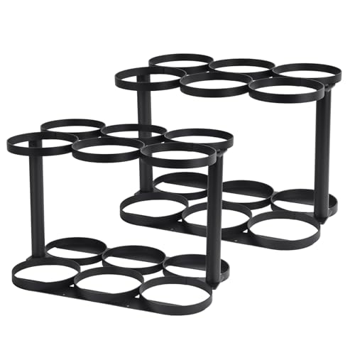 Oxygen Tank Holder Oxygen Tank Rack Medical Oxygen Tank Holder Heavy Duty Oxygen Cylinder Rack for Storage and Transportation Floor Mountable Oxygen Rack 4.5 Diameter12 Slots