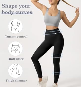 Lishang Sportlegging voor dames, hoge taille, sportlegging