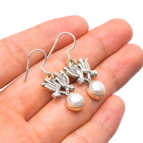 Boucle d'oreille perle de rivière argent 925 pour illuminer vos tenues