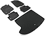 Rugged Ridge 12988.27 Floor Liner, Front/Rear/Cargo; Black, 2007-2017 Jeep Compass / Patriot