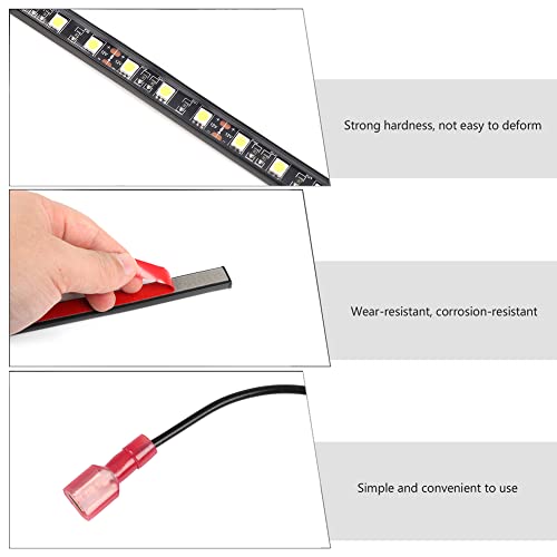 Greceyou Under Hood Led Light Kit, Waterproof 12V Car Led Lights Bars Car Hood Work Inspection Lights Underhood Work Light Kit With Automatic On/Off -Universal Fits Any Vehicle #TOP3