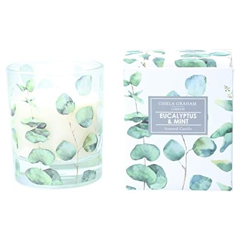 Gisela Graham Eucalyptus and Mint Candle Pot Cover