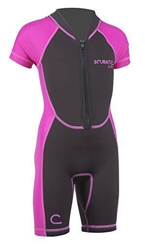 Scubatec neopren-Lycra kindershorty - Rosso
