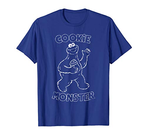 Sesame Street Cookie Monster Simple Cookie T-Shirt