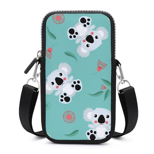Sac bandoulière koala portefeuille téléphone portable pour ne plus perdre vos cartes