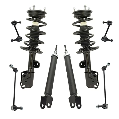 8 Piece Suspension Kit Shock Absorbers Strut & Spring Assemblies Sway Bar Links