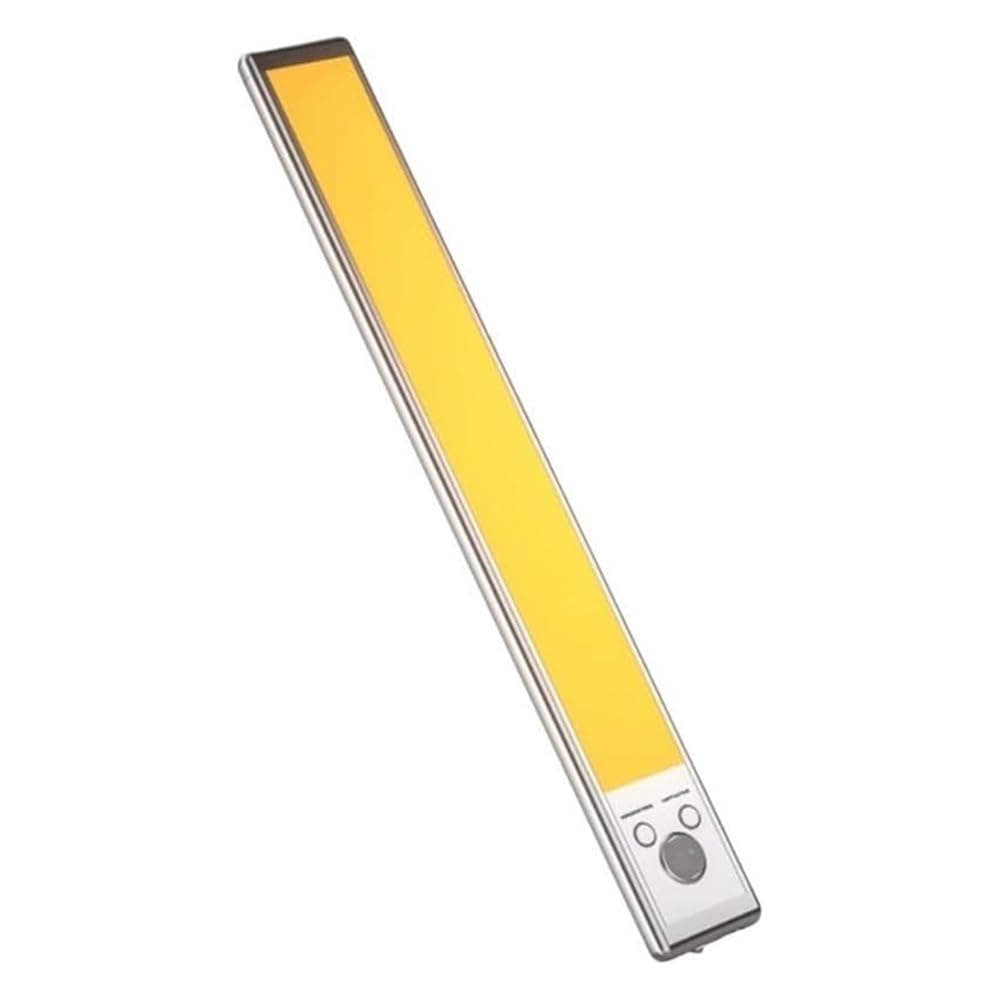Vjsujehgy Magnetic Motion Sensor Led Light Under Cabinet Light 30CM Smart Rechargeable Human Body Sensor Cordless Dimmable