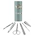 Christmas Peace Wreath Dove Bell Stainless Steel Manicure Pedicure Grooming Beauty Care Travel Kit