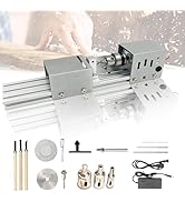 kilogorge 旋盤機 ミニ 木工旋盤 ミニグラインダー 研磨機 旋盤機 金属用 彫刻機 ミニポリッシャー 旋盤 両頭グラインダー 多机能小旋盤 高精度 耐久性 DIY手作りセット旋盤 研磨...