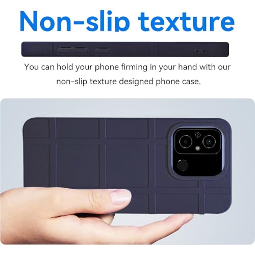 Image of amazon basics Basic Case for Mi Redmi 12C 4G (Thermoplastic Polyurethane Blue)