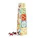 Produktbild SCRATCH 276181118 Stapelturm Pyramide mit 3 Holztieren, ab 12 Monaten