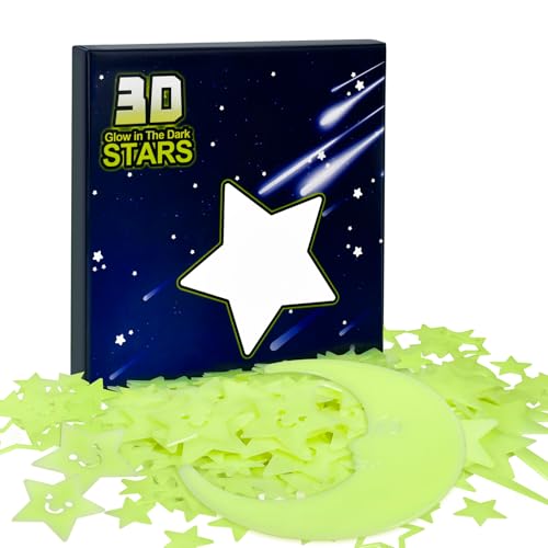 Glow in The Dark Stars Stocking Stuffers for Kids Star Stickers - Glow in The Dark Stars for Ceiling Decor Boys Kids...