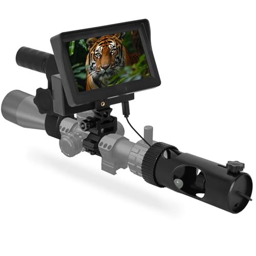 DIY Digital Night Vision Scope Camera with Record & Photo Function, 5' HD Screen & 5W 850nm IR...