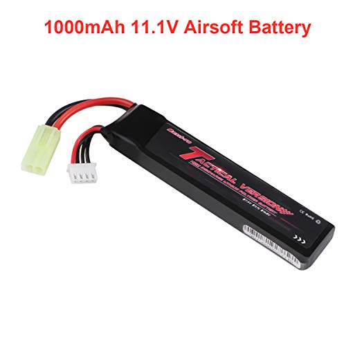 Buy 1000mAh Airsoft Battery 11.1V LiPo Battery Pack 20C High Discharge